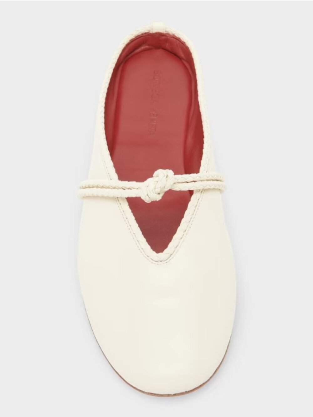 Bottega Veneta Lagoon Nappa Leather Knotted Mary Jane Ballerina Mules size 9B - Picture 3 of 4